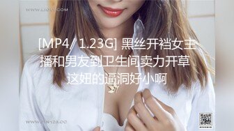 [MP4/ 1.23G] 黑丝开裆女主播和男友到卫生间卖力开草 这妞的逼洞好小啊