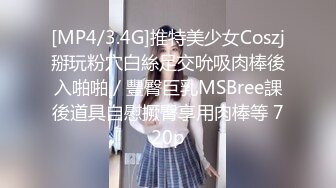 [MP4/3.4G]推特美少女Coszj掰玩粉穴白絲足交吮吸肉棒後入啪啪／豐臀巨乳MSBree課後道具自慰撅臀享用肉棒等 720p