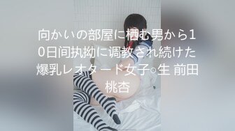 向かいの部屋に栖む男から10日间执拗に调教され続けた爆乳レオタード女子○生 前田桃杏