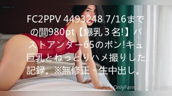 FC2PPV 4493248 7/16までの間980pt【爆乳３名!】バストアンダー65のボン!キュ巨乳とねっとりハメ撮りした記録。※無修正・生中出し。