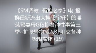 《SM调教✅臀控必享》电_报群最新流出大神【宇轩】的淫荡骚妻母G私拍各种性事第三季~扩张异物插入3P肛交各种极限操作 (19)